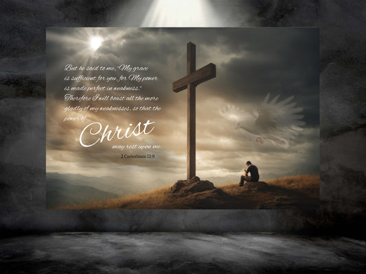 Scripture Wall Art - 2 Corinthians 12:9
