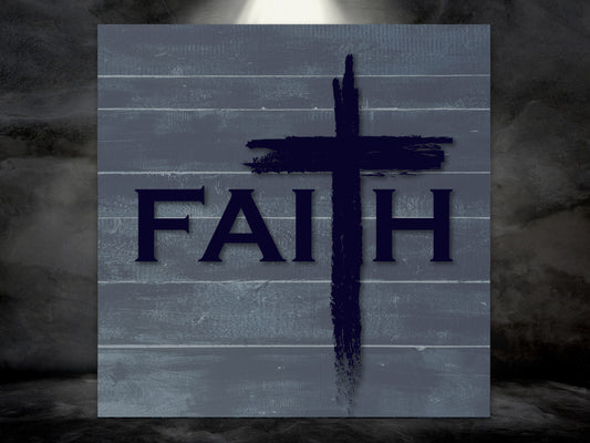 Bible Verse Canvas Wall Art - Faith