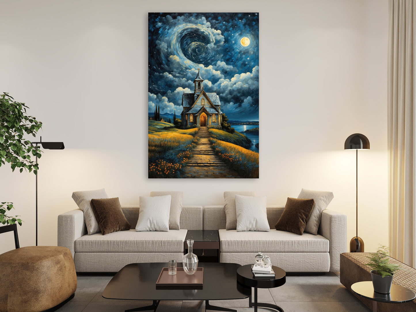 Christian Wall Decor - Starry Church