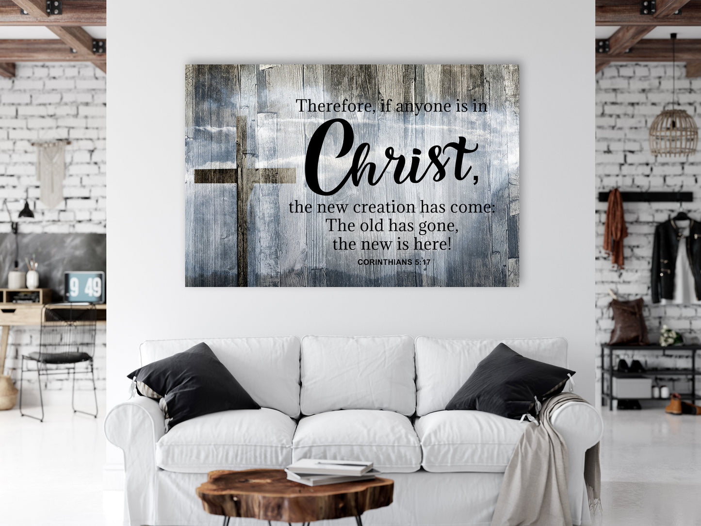 Bible Verse Wall Art - 2 Corinthians 5:17