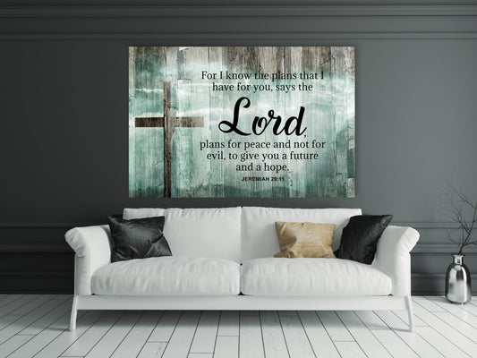 Bible Verse Wall Art - Jeremiah 29:11