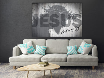 Bible Verse Wall Art - Jesus Christ is my King