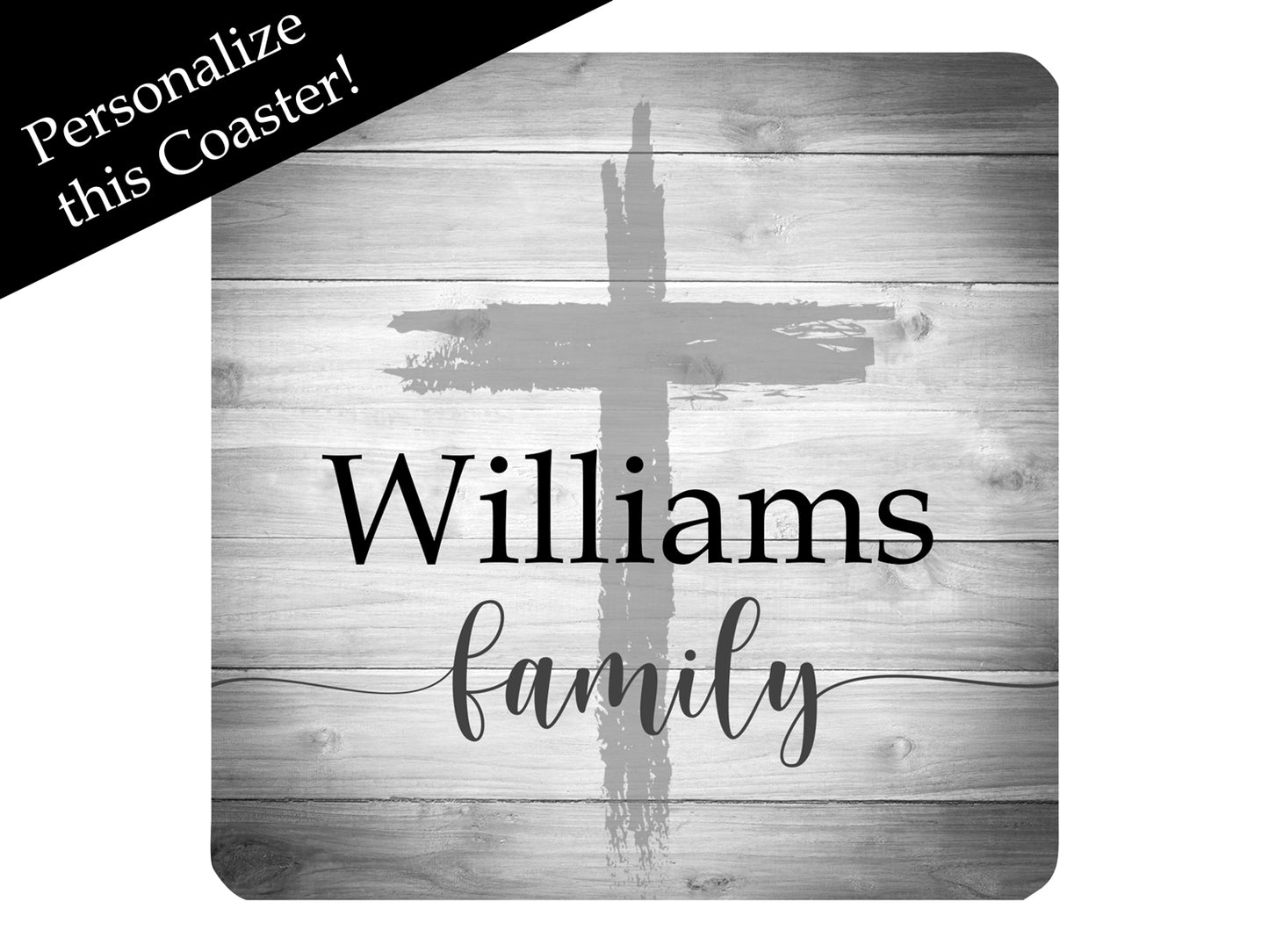 Bible Verse Coasters - Personalized Family