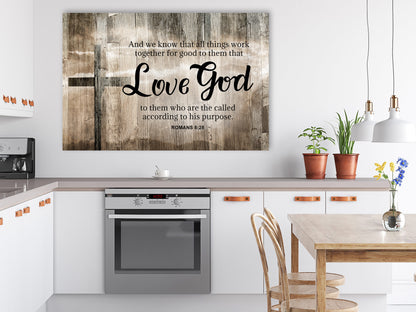 Bible Verse Wall Art - Romans 8:28