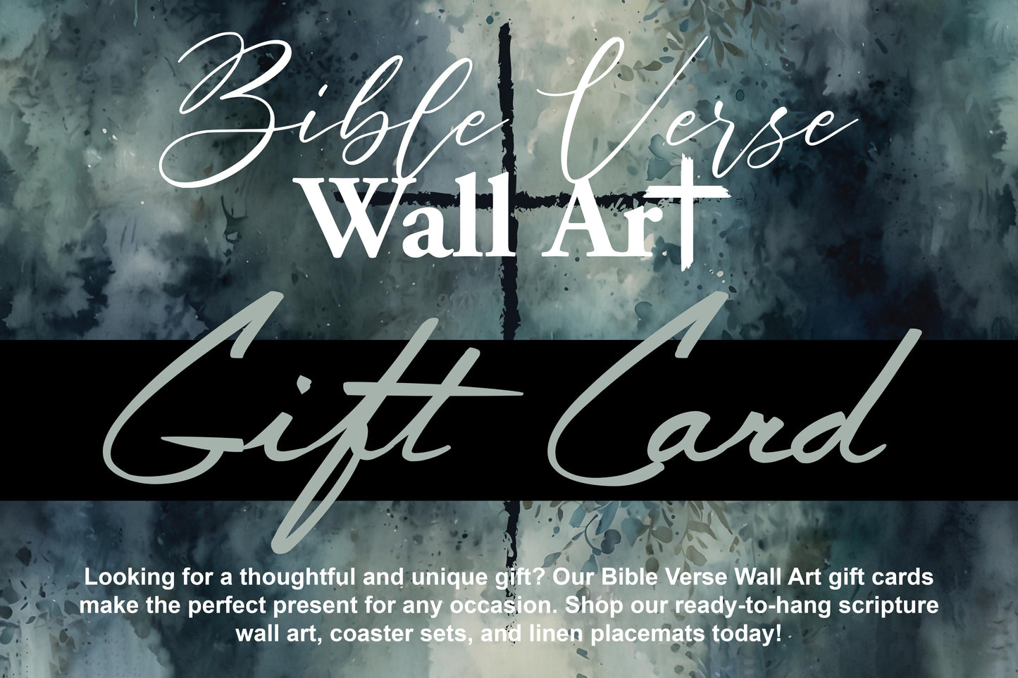 Bible Verse Wall Art Gift Card