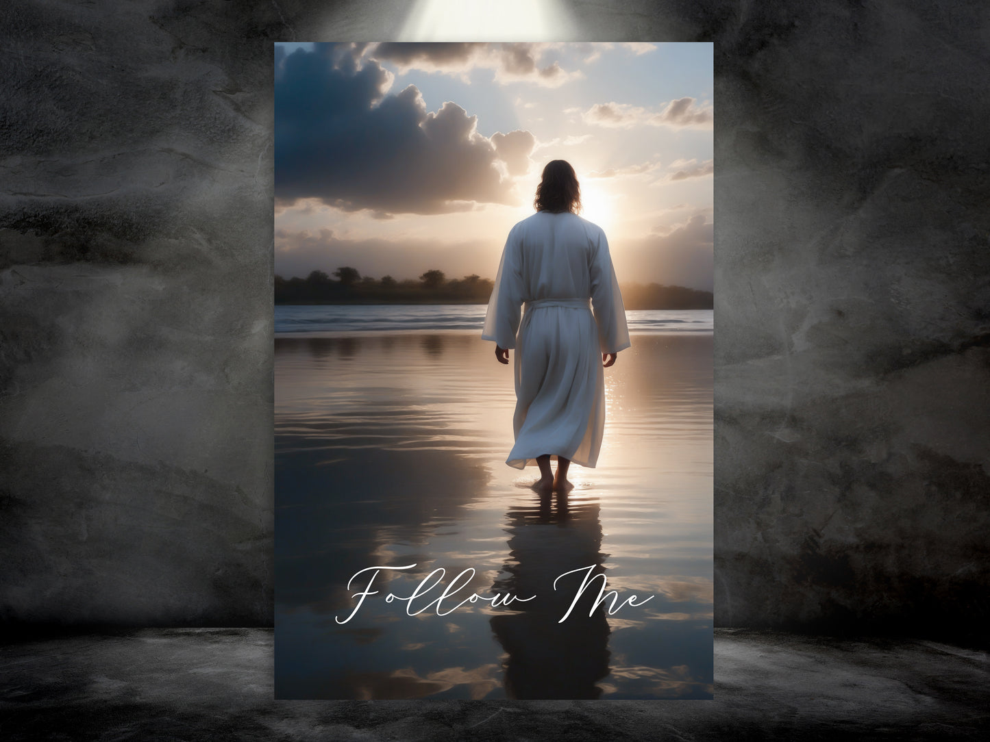 Bible Verse Wall Art - Follow Me