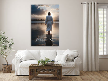 Bible Verse Wall Art - Follow Me