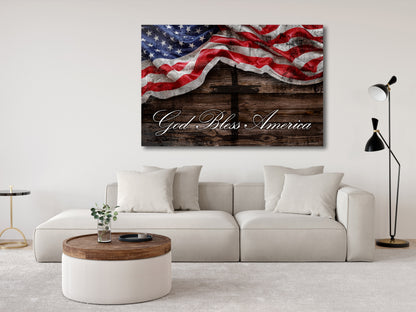 Bible Verse Wall Art - God Bless America