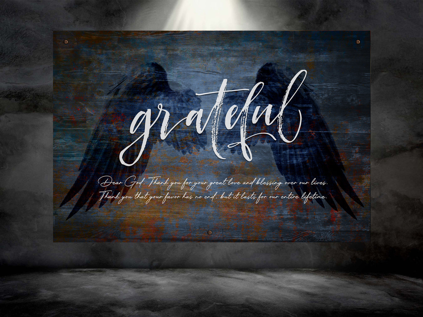 Bible Verse Wall Art - Grateful