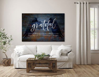 Bible Verse Wall Art - Grateful