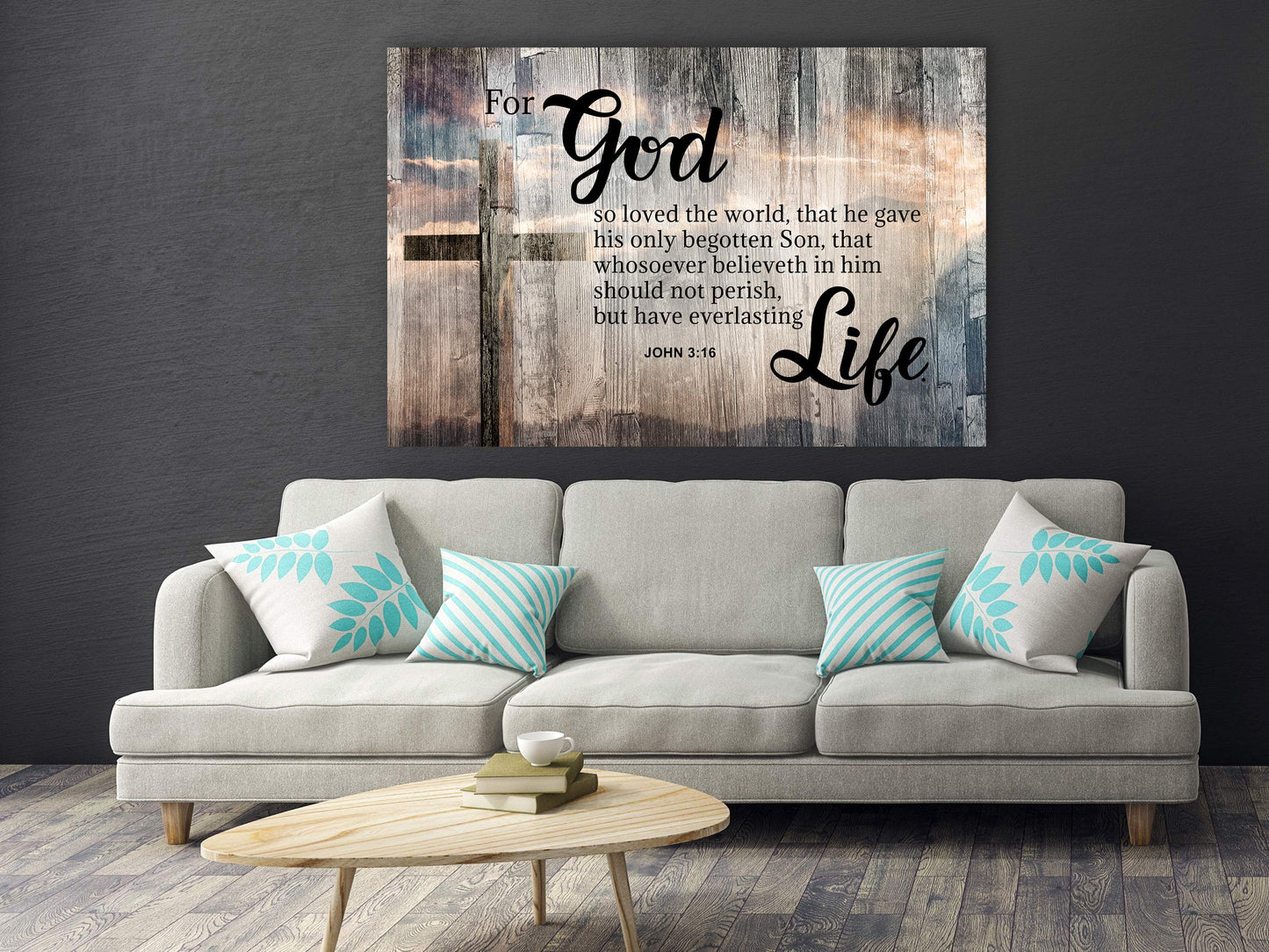 Bible Verse Wall Art - John 3:16