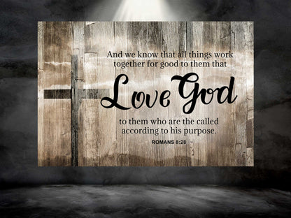 Bible Verse Wall Art - Romans 8:28